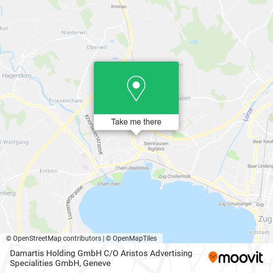 Damartis Holding GmbH C / O Aristos Advertising Specialities GmbH map