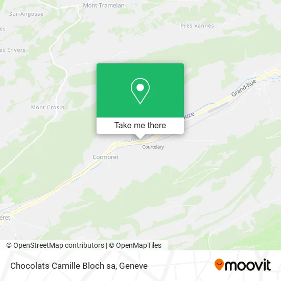 Chocolats Camille Bloch sa map