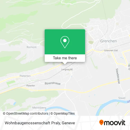 Wohnbaugenossenschaft Praly map