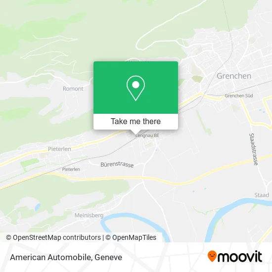 American Automobile map