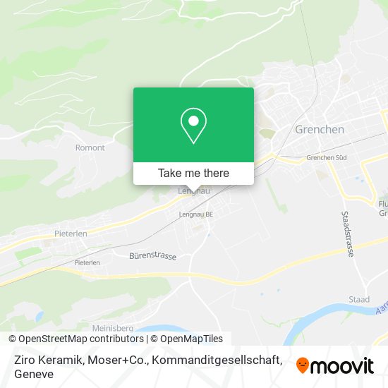 Ziro Keramik, Moser+Co., Kommanditgesellschaft map
