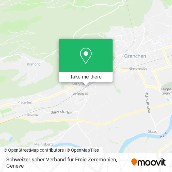 Schweizerischer Verband für Freie Zeremonien map