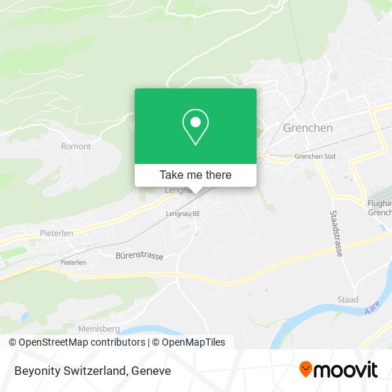 Beyonity Switzerland map