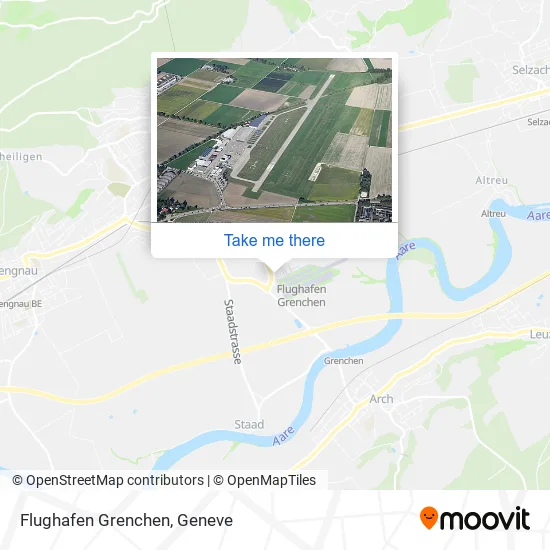 Flughafen Grenchen map