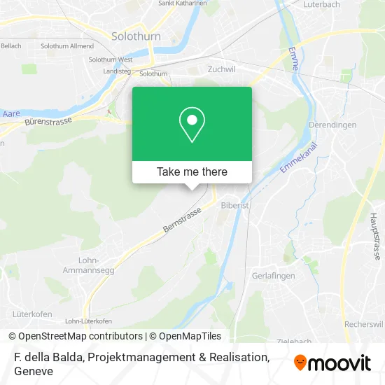 F. della Balda, Projektmanagement & Realisation map