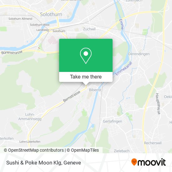 Sushi & Poke Moon Klg map
