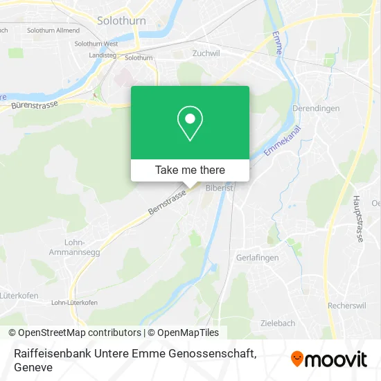 Raiffeisenbank Untere Emme Genossenschaft map