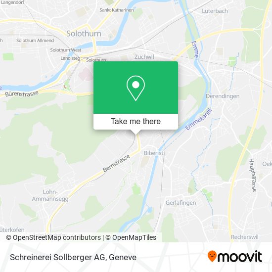 Schreinerei Sollberger AG map