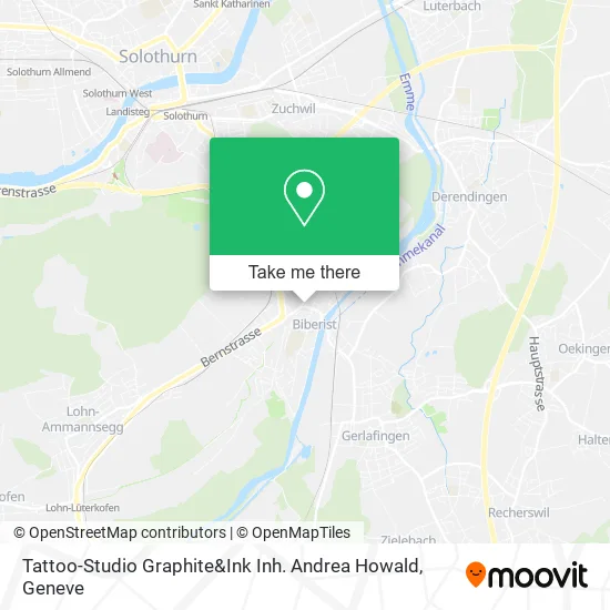 Tattoo-Studio Graphite&Ink Inh. Andrea Howald map