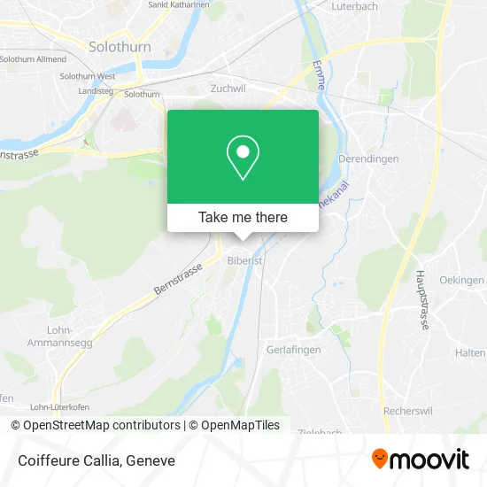 Coiffeure Callia map