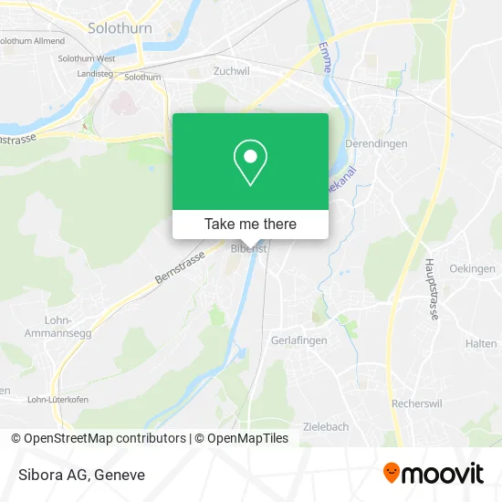 Sibora AG map