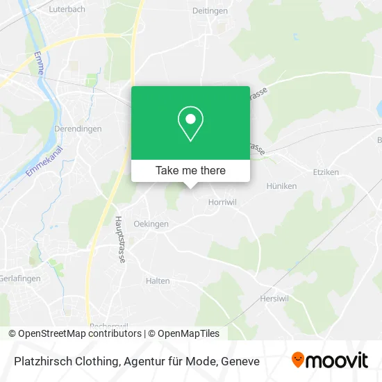 Platzhirsch Clothing, Agentur für Mode map