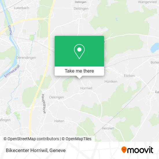 Bikecenter Horriwil map