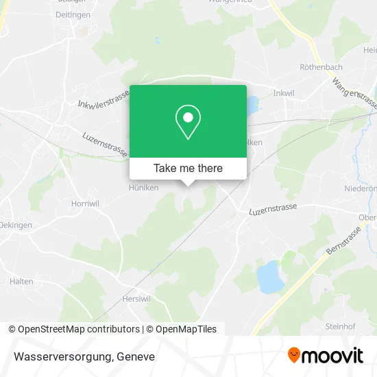 Wasserversorgung map