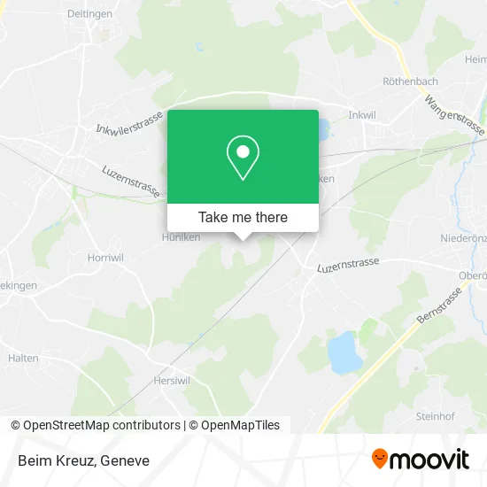 Beim Kreuz map
