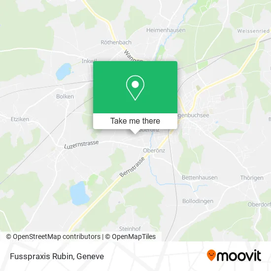 Fusspraxis Rubin map