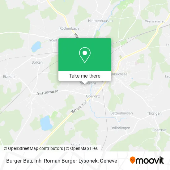 Burger Bau, Inh. Roman Burger Lysonek map