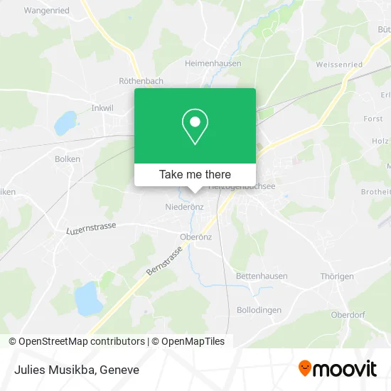 Julies Musikba map