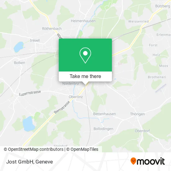 Jost GmbH map