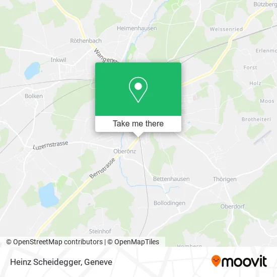 Heinz Scheidegger plan