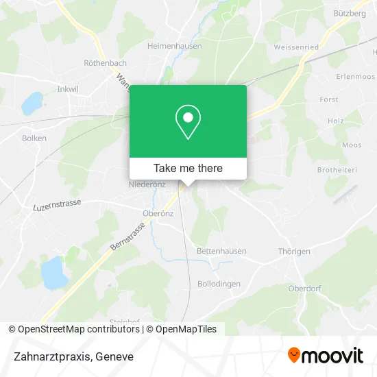 Zahnarztpraxis map