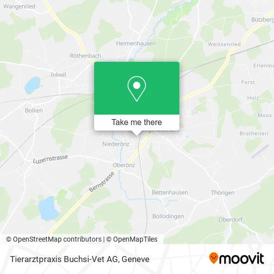 Tierarztpraxis Buchsi-Vet AG map