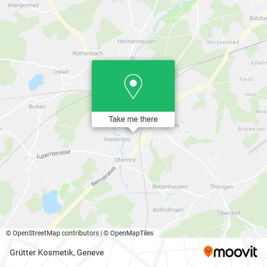 Grütter Kosmetik map