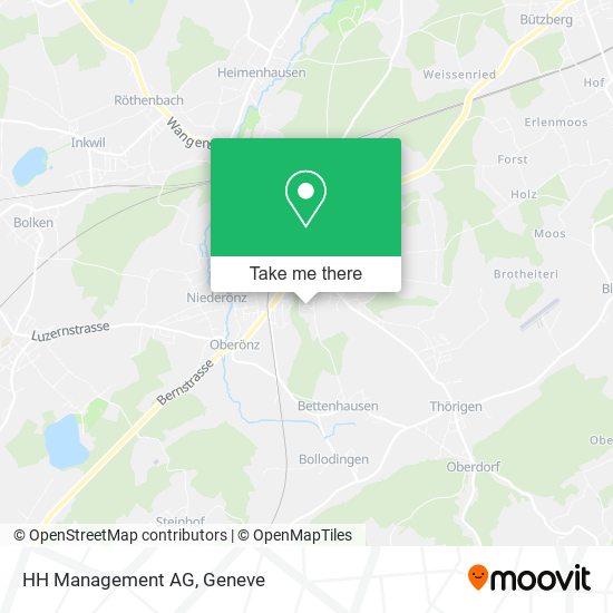 HH Management AG map