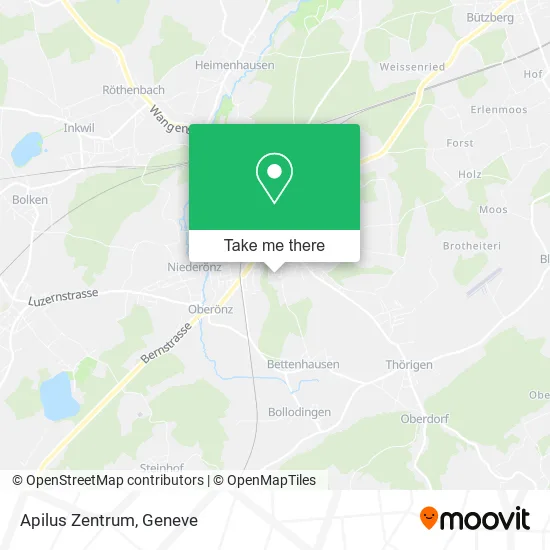 Apilus Zentrum map