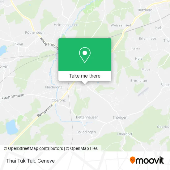 Thai Tuk Tuk map