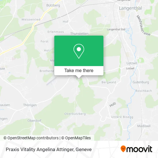 Praxis Vitality Angelina Attinger map