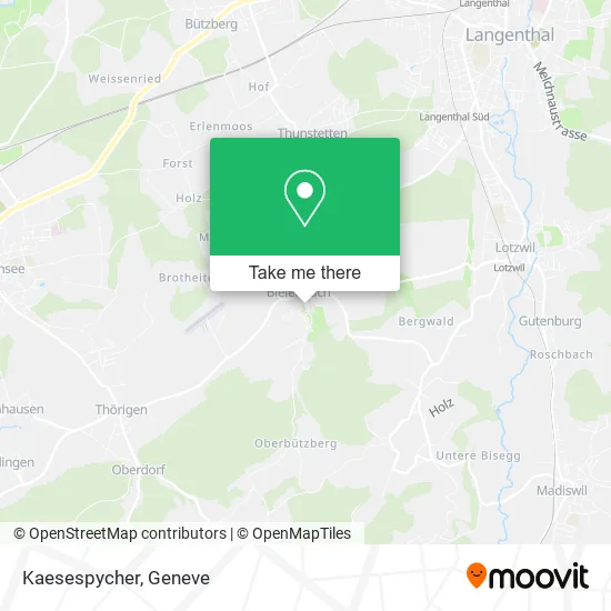 Kaesespycher map