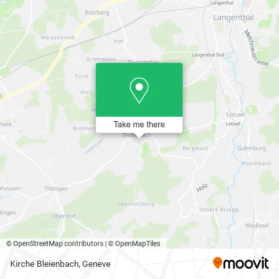 Kirche Bleienbach map