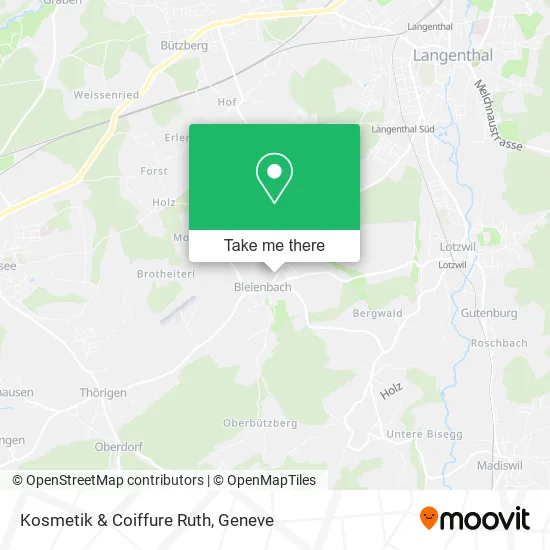 Kosmetik & Coiffure Ruth map