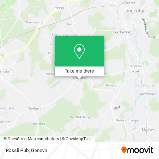 Rössli Pub map