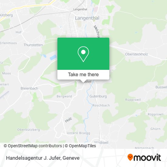 Handelsagentur J. Jufer map