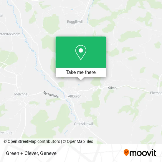 Green + Clever map