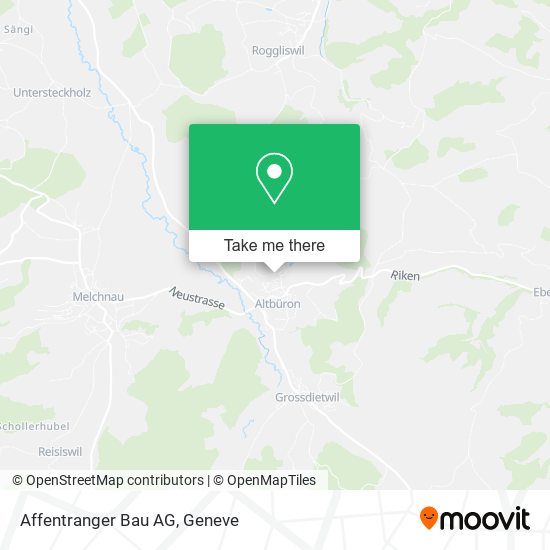 Affentranger Bau AG map