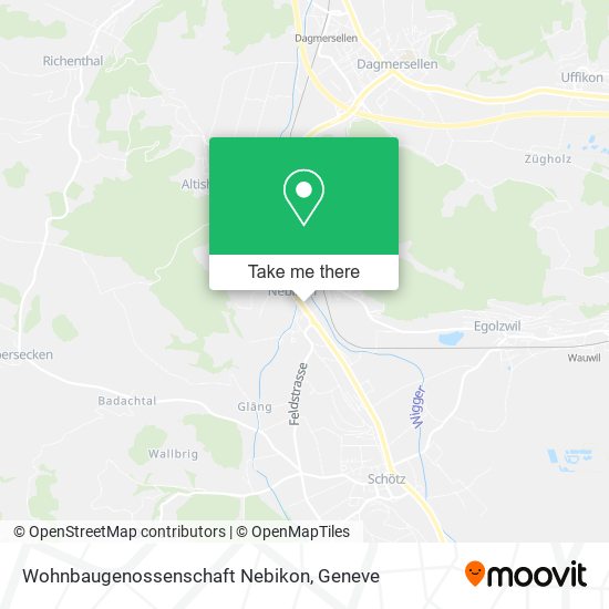 Wohnbaugenossenschaft Nebikon map