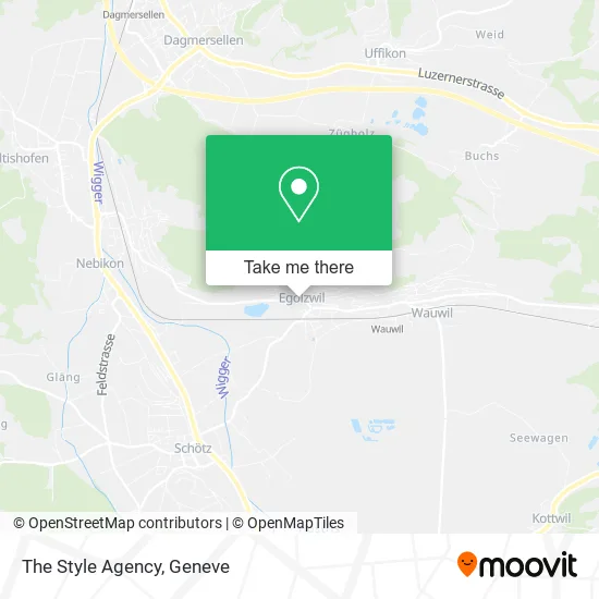 The Style Agency map