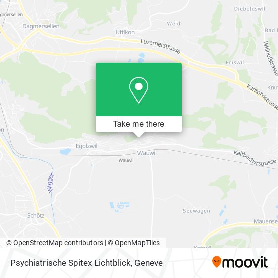 Psychiatrische Spitex Lichtblick map