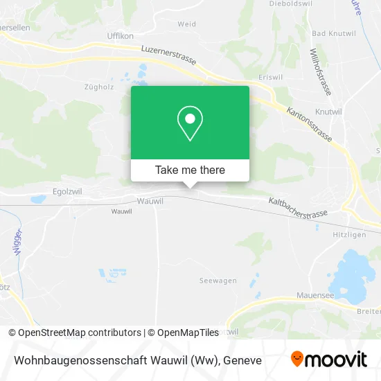 Wohnbaugenossenschaft Wauwil (Ww) map