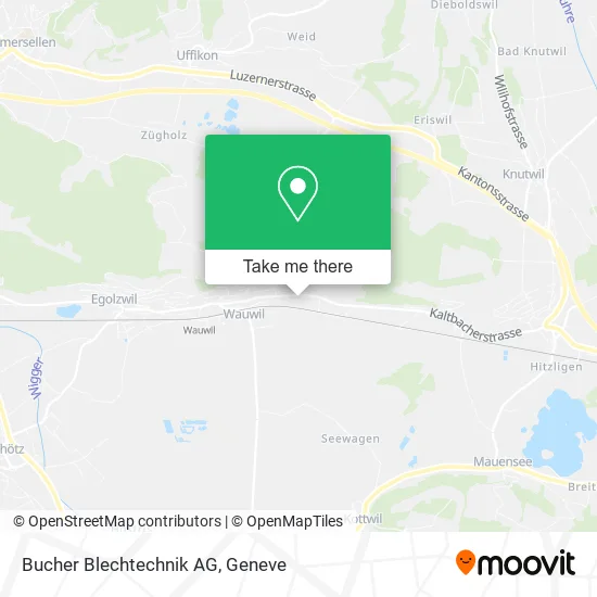 Bucher Blechtechnik AG map