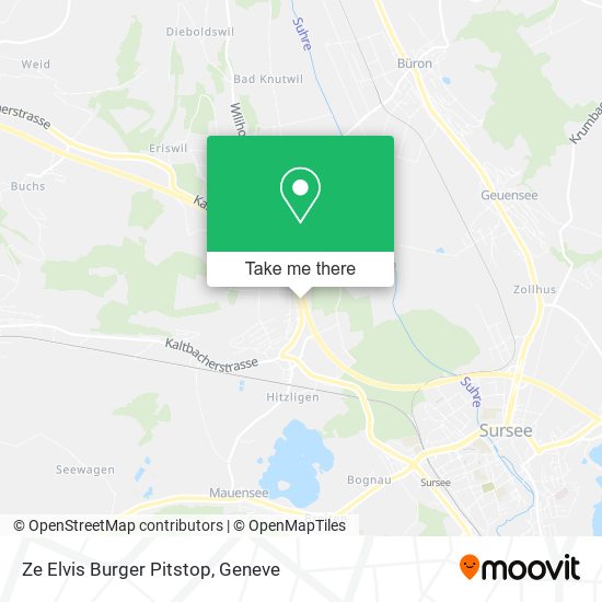 Ze Elvis Burger Pitstop map