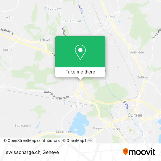 swisscharge.ch map