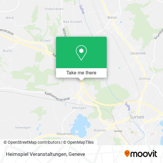 Heimspiel Veranstaltungen map