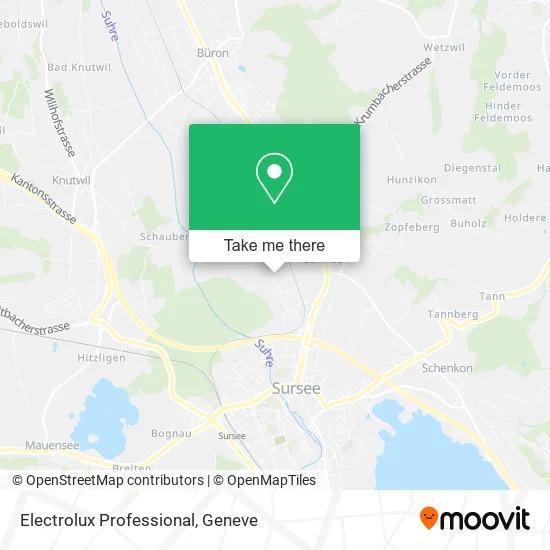 Electrolux Professional map