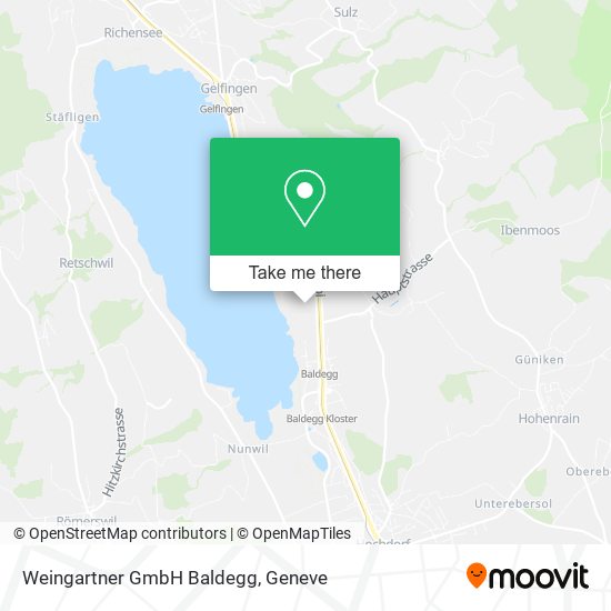 Weingartner GmbH Baldegg map