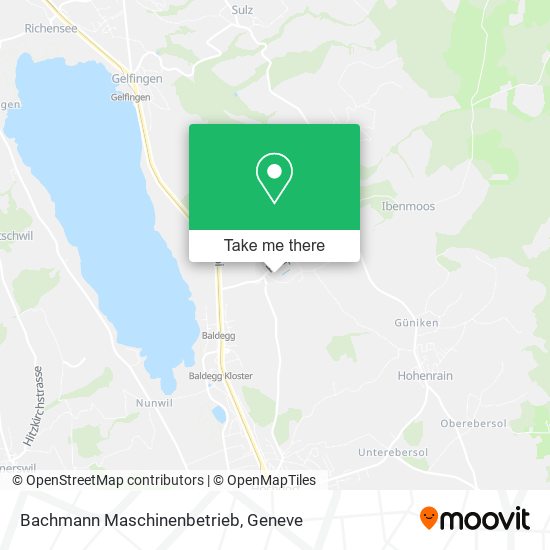 Bachmann Maschinenbetrieb map