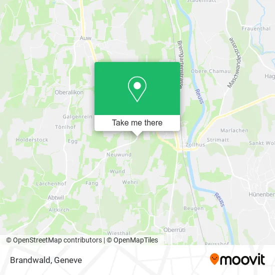 Brandwald map